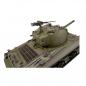 Preview: Heng Long RC Panzer M4A3 Sherman grün BB+IR Pro Serie mit Rohrrückzug