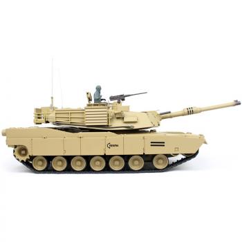 Heng Long RC Panzer M1A2 Abrams sand BB+IR (Metallketten)