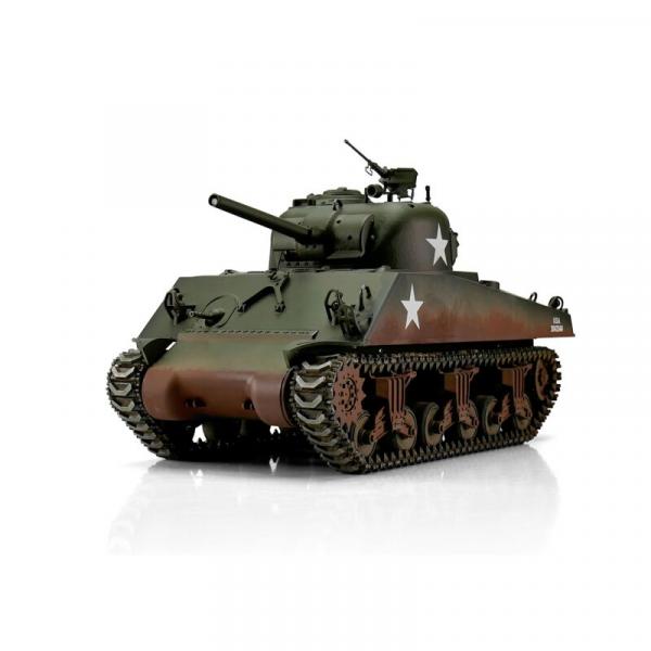 Torro RC Panzer M4A3 Sherman 75mm grün IR Rauch