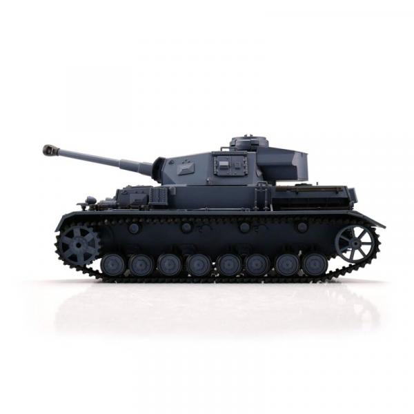 Heng Long RC Panzer PzKpfw IV Ausf. F2 grau BB+IR (Metallketten)